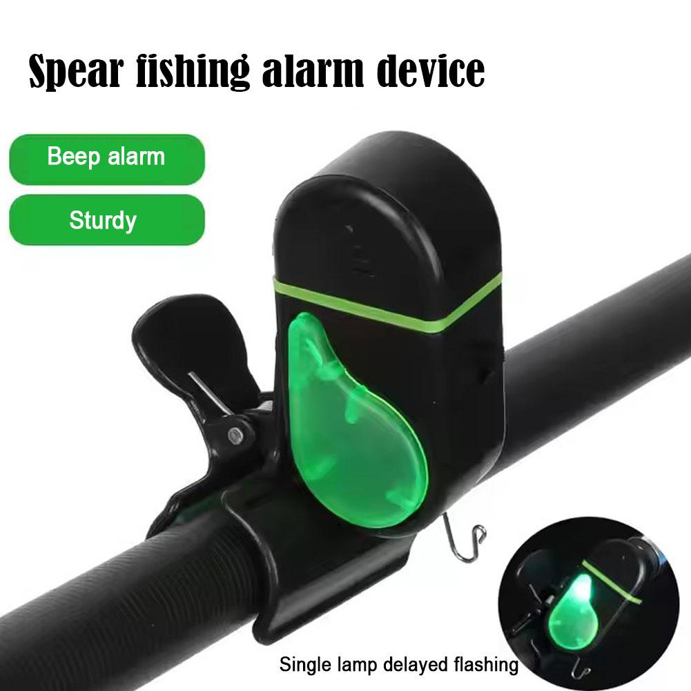 Bite Alarm Fishing - Elektronischer Bissanzeiger mit LED-Licht, Rutenclip, lauter