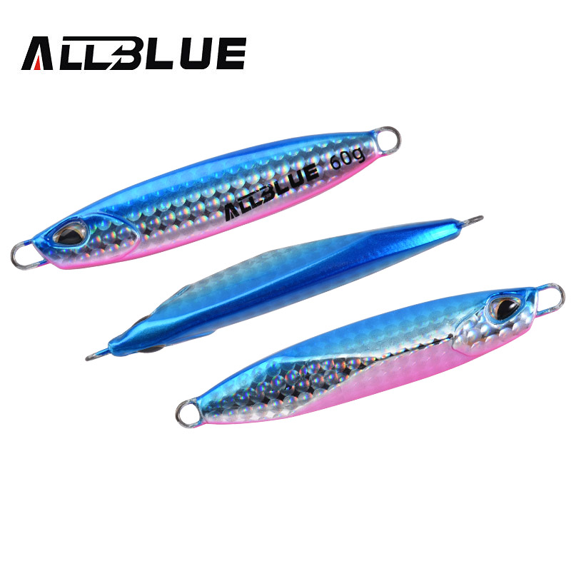 Jig Head Lure - ALLBLUE DRAGER Force Metall-Jigging-Löffel 60g 80g