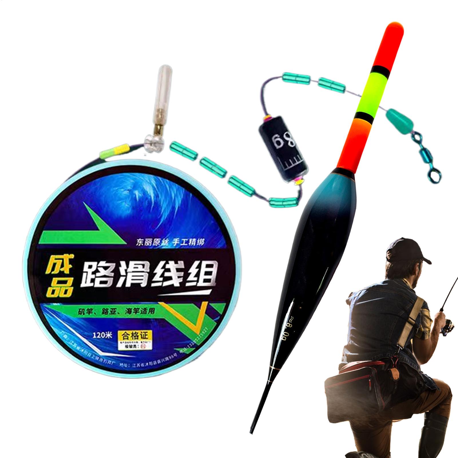 Bite Alarm Fishing - Automatisches Angelschnur-Set mit Schwimmer: 120M Gebrauchsfertige