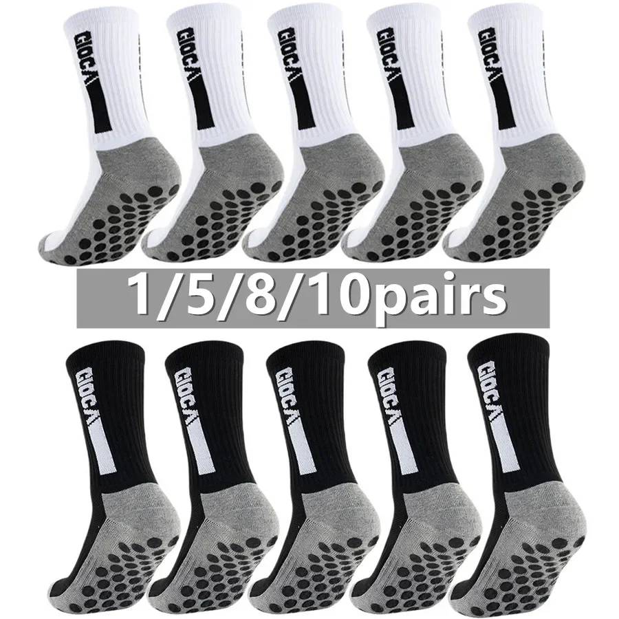 Waders - 1/5/8/10 Paar rutschfeste Unisex-Socken für Herren