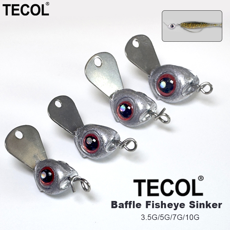 Jig Head Lure - TECOL 5er/10er-Set 3,5g 5g 7g 10g
