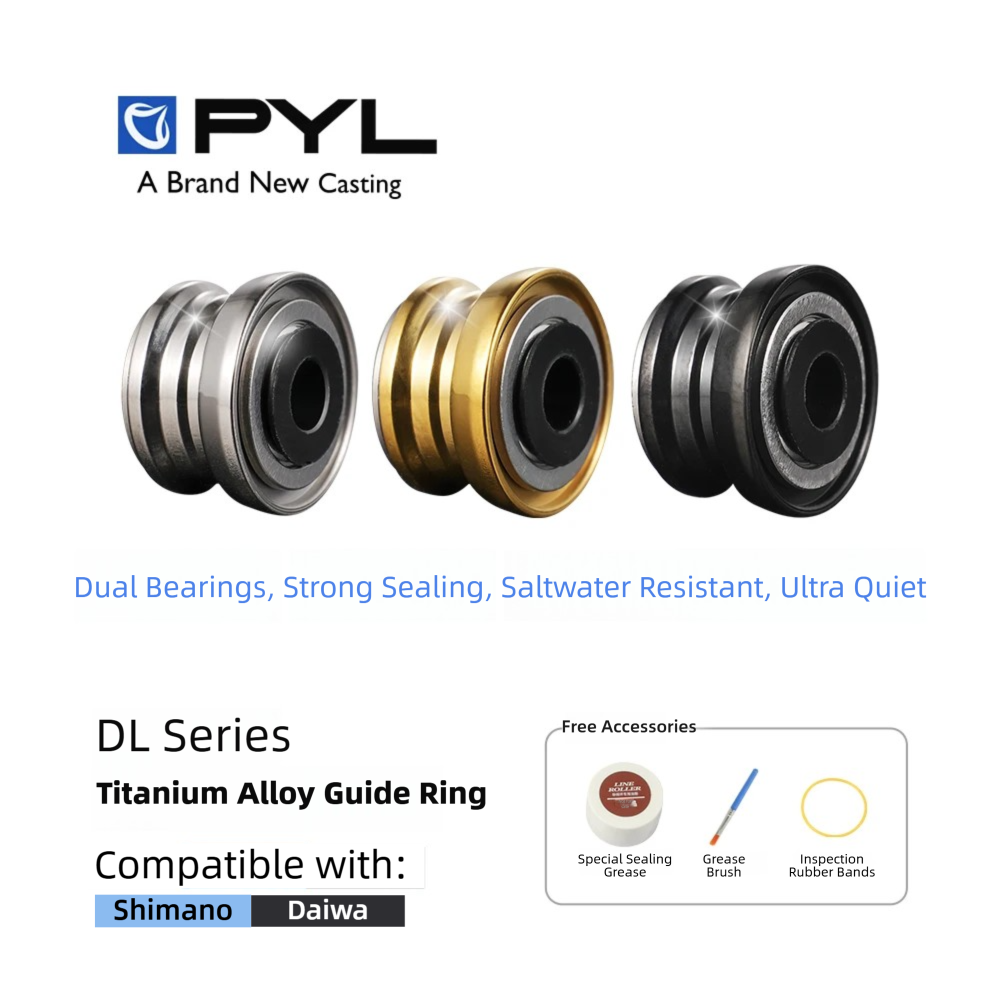 Spinning Reel - PYL Titanlegierung Doppellager-Schnurführung - Salzwasserbeständige Spinnrolle