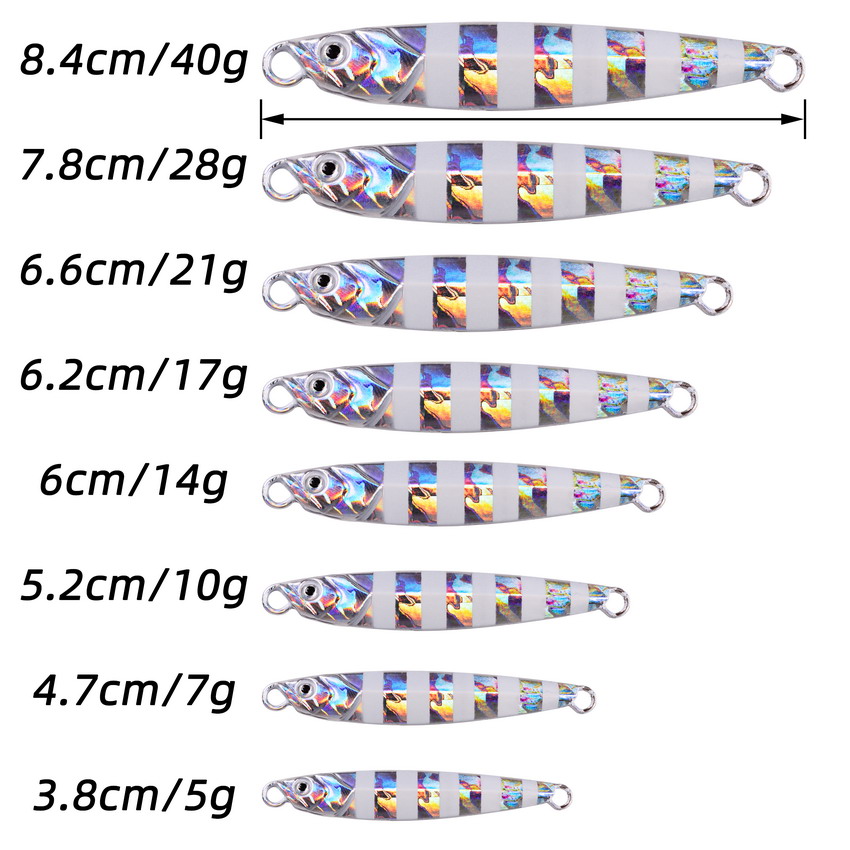 10 stücke Metall Jig 7g 10g 14 – Jig Head Lure Bewertung und Preis