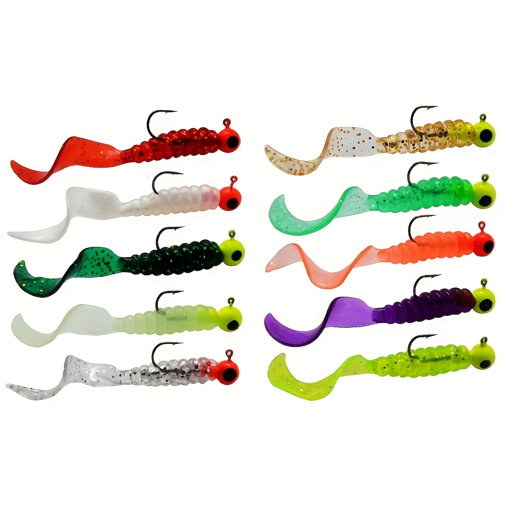 40-teiliges Angelköder-Set: 20 – Jig Head Lure Bewertung und Preis