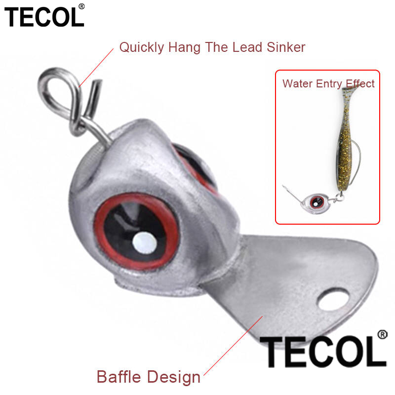 TECOL 5er/10er-Set 3,5g 5g 7g  – Jig Head Lure Bewertung und Preis