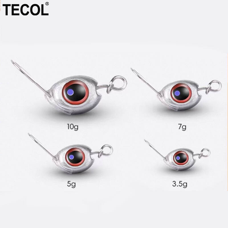 TECOL 5er/10er-Set 3,5g 5g 7g  – Jig Head Lure Bewertung und Preis