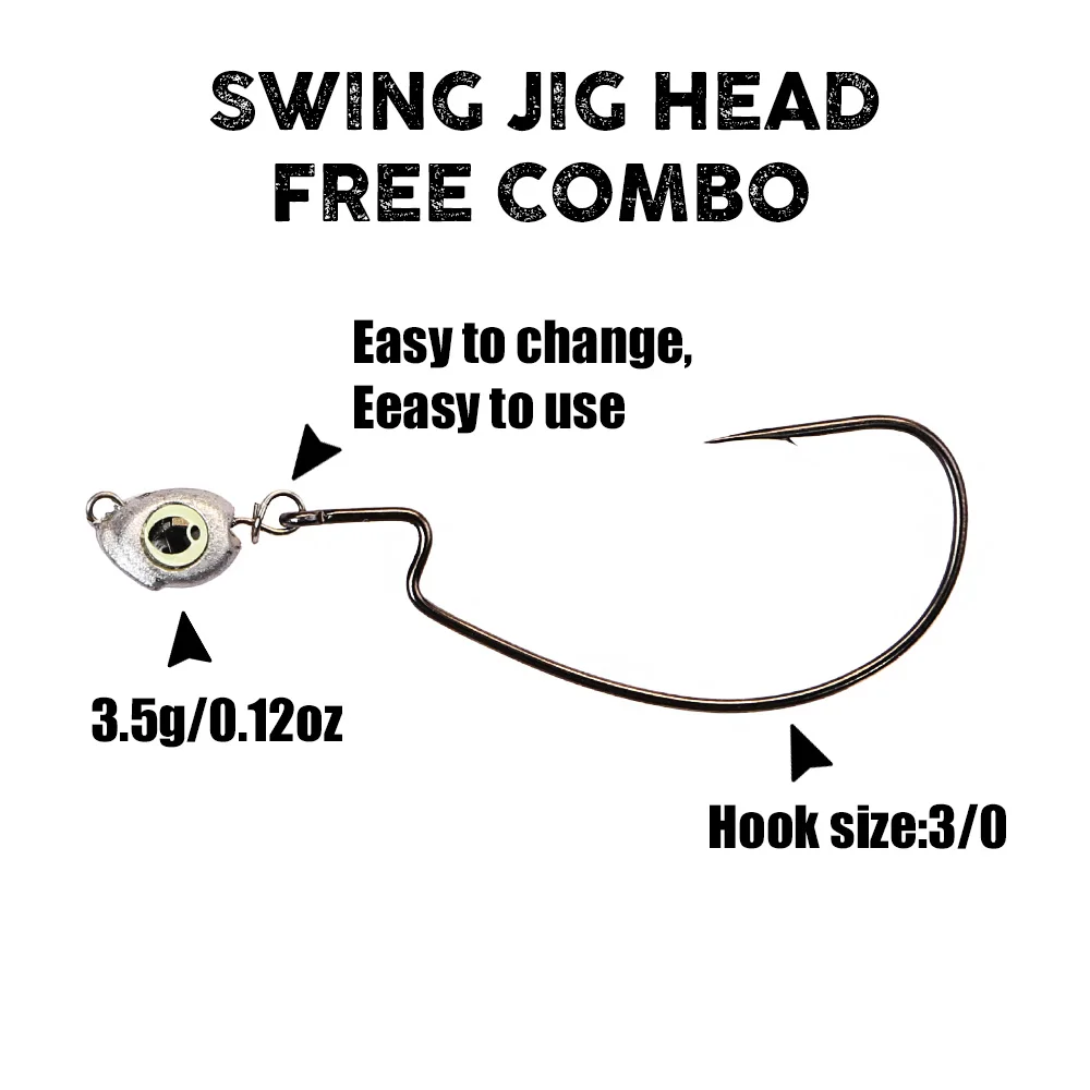 B&U Swing Jig Head Cheburashka – Jig Head Lure Bewertung und Preis